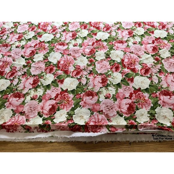 Candace Allen Vintage Rose Bouquet by David Textiles Cotton   3 Yards x 44" Wide - Picture 8 of 15